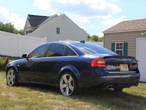 Blue 2003 Audi RS 6