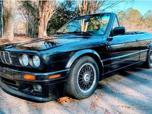 Black 1991 BMW 3 Series