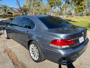 Blue 2008 BMW 7 Series