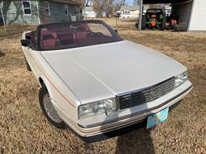 White 1987 Cadillac Allante