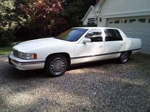 White 1996 Cadillac DeVille