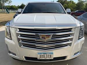 2017 Cadillac Escalade ESV with White Exterior