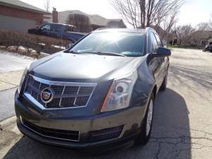 Silver 2011 Cadillac SRX