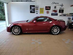 Red 2008 Cadillac XLR-V