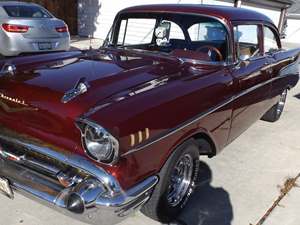 Black 1957 Chevrolet Bel Air