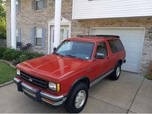 Red 1988 Chevrolet Blazer