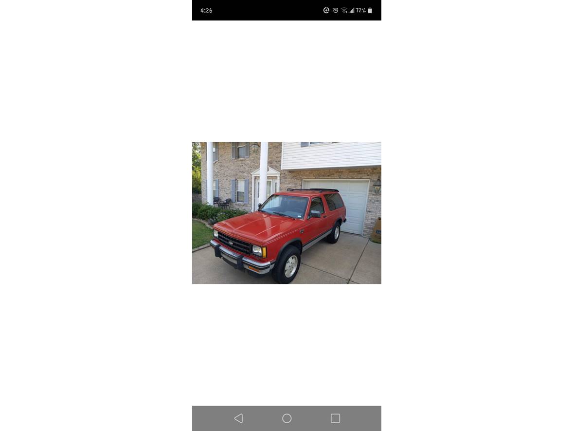 1988 Chevrolet Blazer for sale by owner in Saint Louis