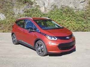 Orange 2020 Chevrolet Bolt EV