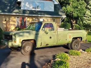 Green 1973 Chevrolet C/K 3500