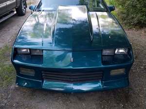 Teal 1991 Chevrolet Camaro