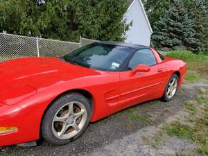 Red 2002 Chevrolet Corvette 