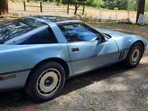 Blue 1984 Chevrolet Corvette