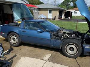 Blue 1984 Chevrolet Corvette