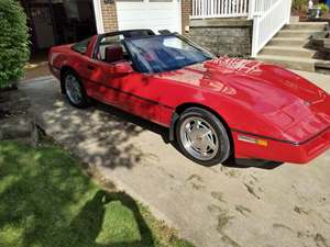 Red 1985 Chevrolet Corvette