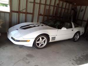 White 1993 Chevrolet Corvette