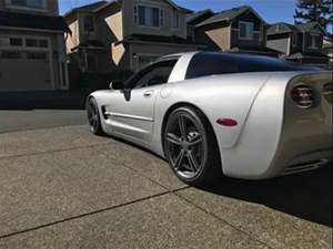 Silver 1998 Chevrolet Corvette