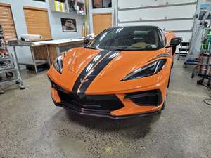 Orange 2022 Chevrolet Corvette Stingray
