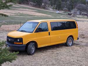 Yellow 2005 Chevrolet Express