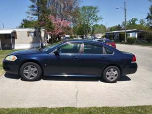 Blue 2002 Chevrolet Impala