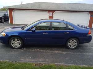 Blue 2007 Chevrolet Impala LTZ