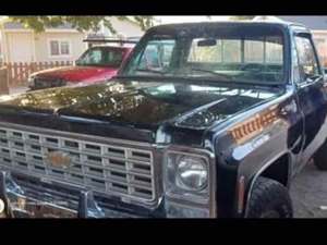 Black 1976 Chevrolet Silverado Pickup 