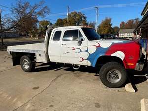 White 1993 Dodge Ram 2500