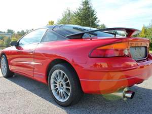 Red 1997 Eagle Talon TSI AWD