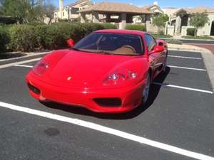 Red 2004 Ferrari 360