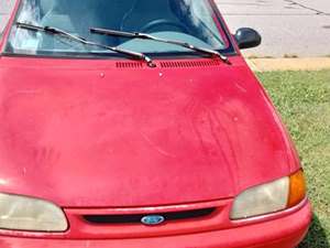 Red 1996 Ford Aspire