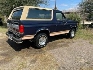 Blue 1989 Ford Bronco