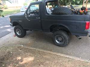 Black 1990 Ford Bronco