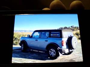 Blue 2021 Ford Bronco