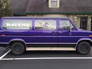 1989 Ford E-150 with Purple Exterior