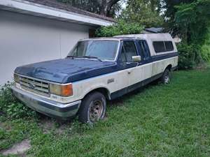 Blue 1987 Ford F-150