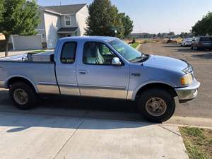 Blue 1997 Ford F-150