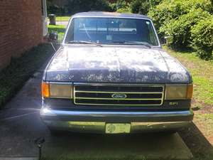 1991 Ford F-150 Supercrew with Blue Exterior