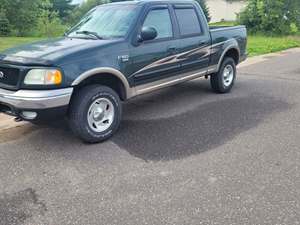 Green 2001 Ford F-150 Supercrew