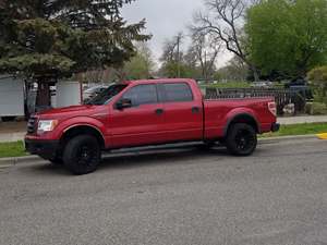 Red 2010 Ford F-150 Supercrew