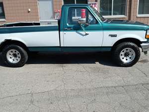 1996 Ford F-250 with Green Exterior