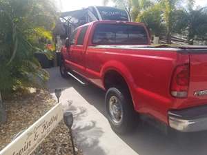 Red 2004 Ford F-350 Super Duty