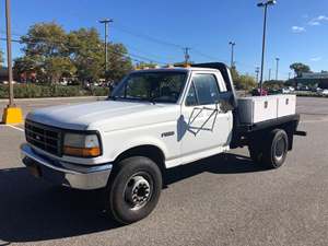 White 1992 Ford F-450 Super Duty