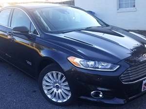 Black 2014 Ford Fusion Energi Titanium Plug-In Hybrid