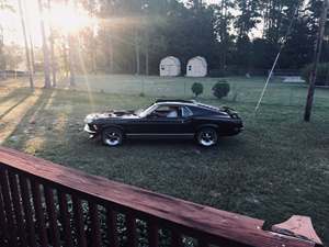 Black 1970 Ford Mustang