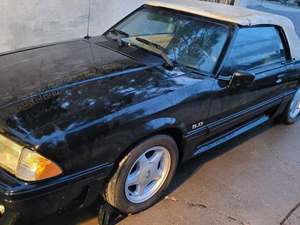 Black 1993 Ford Mustang