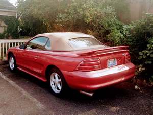 1994 Ford Mustang with Red Exterior