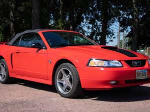 Red 1999 Ford Mustang