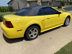 Yellow 2003 Ford Mustang