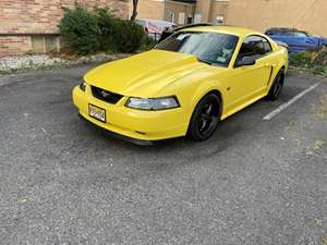 Yellow 2003 Ford Mustang