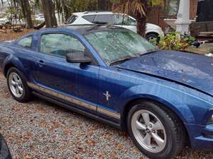 Blue 2008 Ford Mustang