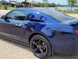 Blue 2010 Ford Mustang